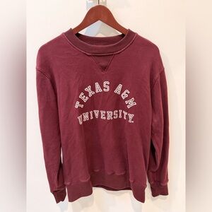 Texas A&M Maroon Crewneck Sweatshirt - Classic Campus Pullover